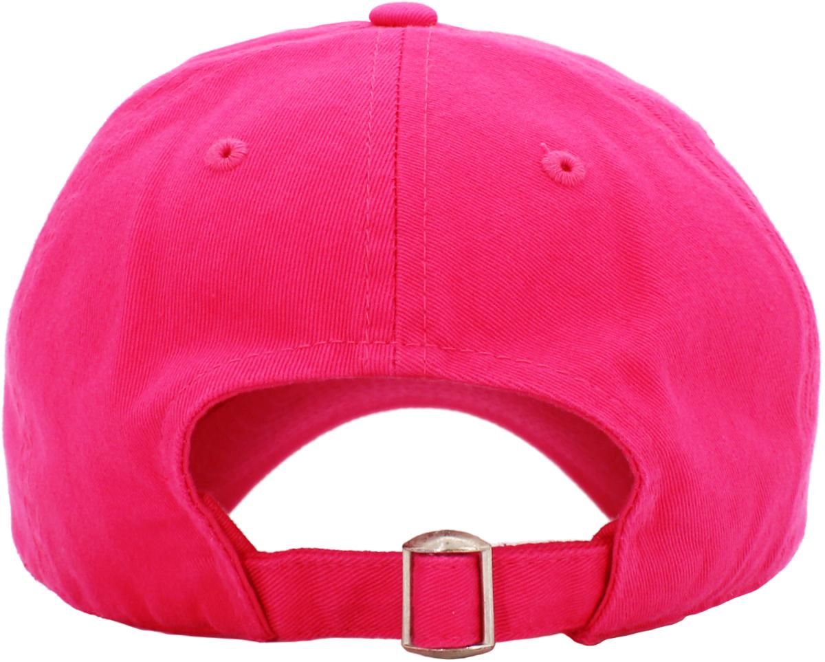 Hot Pink dad hat rear view